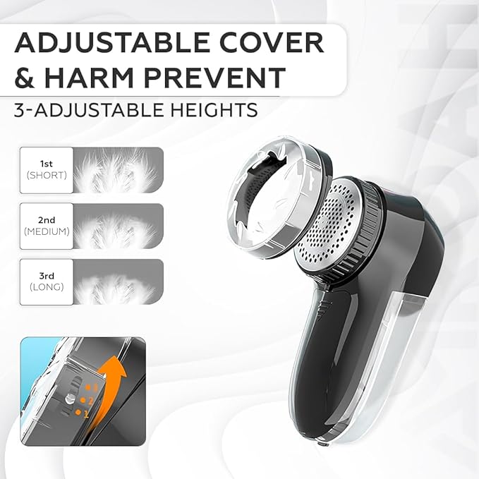 Electric Fabric Shaver โ USB Rechargeable Lint Remover Electric Fabric Shaver โ USB Rechargeable Lint Remover